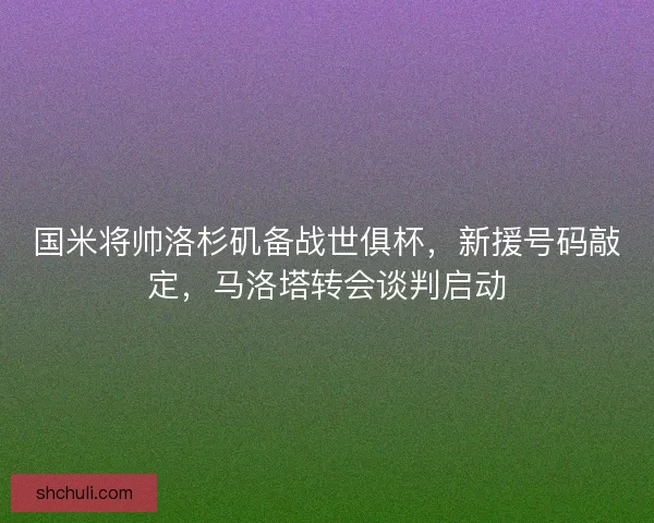 国米将帅洛杉矶备战世俱杯，新援号码敲定，马洛塔转会谈判启动